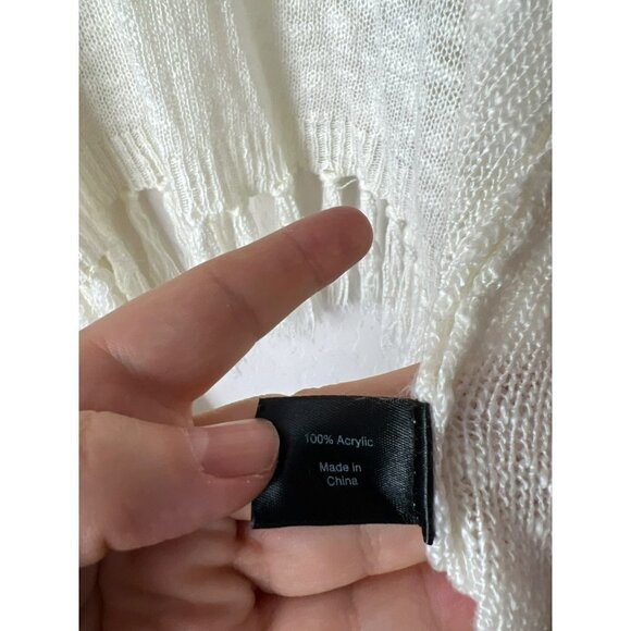 Lane Bryant Fringe Americana Stars and Stripes Red White Blue Cardigan 22/24 - Picture 3 of 5